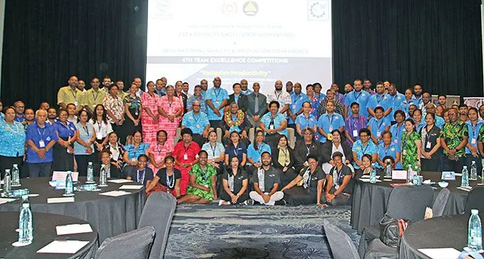 Solicitor General for the office of the Attorney General, Ropate Green Lomavatu with participants at the 2024 Business Excellence Conference and the 29th National Convention. Photo: Shaniyah Khan