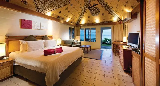 The Outrigger Fiji Beach Resort modern guest room