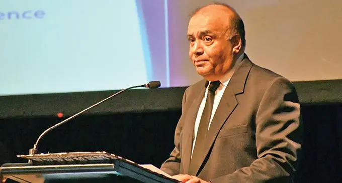 Subash Parshotam at the 25th Attorney-General’s Conference  at the Sheraton Fiji Golf and Beach Resort in Nadi on December 8,2023.   Photo: Fijian Government