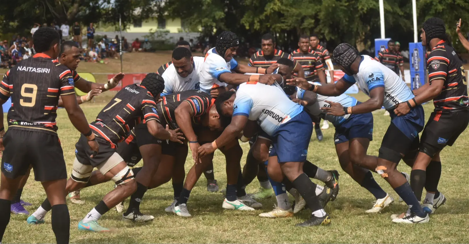 Nadi secured its place in the final with a hard-fought 26-19 victory over Naitasiri at a packed King Charles Park in Nadi on Saturday.