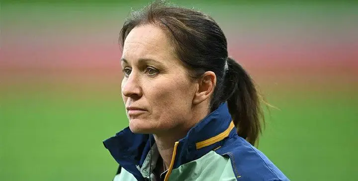 Wallaroos coach Jo Yapp. Photo: AAP 