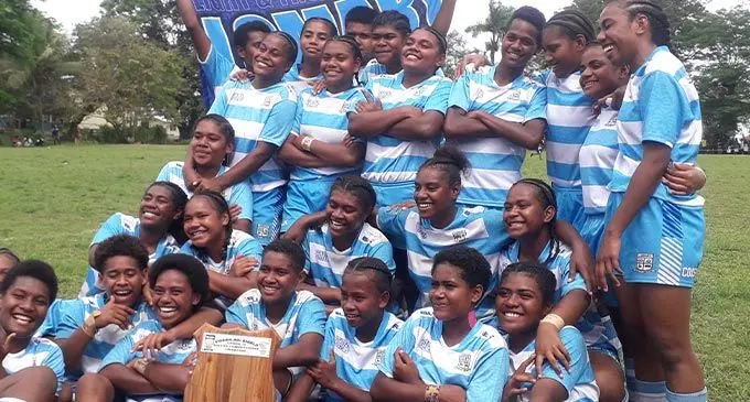 Champions of the Southern Zone Secondary School Weet-Bix Raluve, "Lomary U18 Girls" Team. Picture: Sereana Salalo