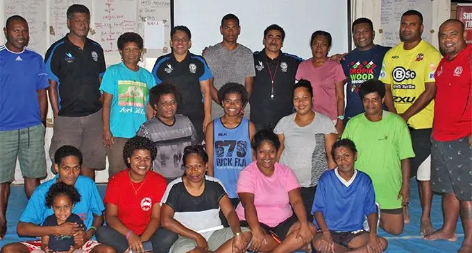 Participants from Ba with Fiji National Sports Commission staff . Photo: Fiji National Sports Commission