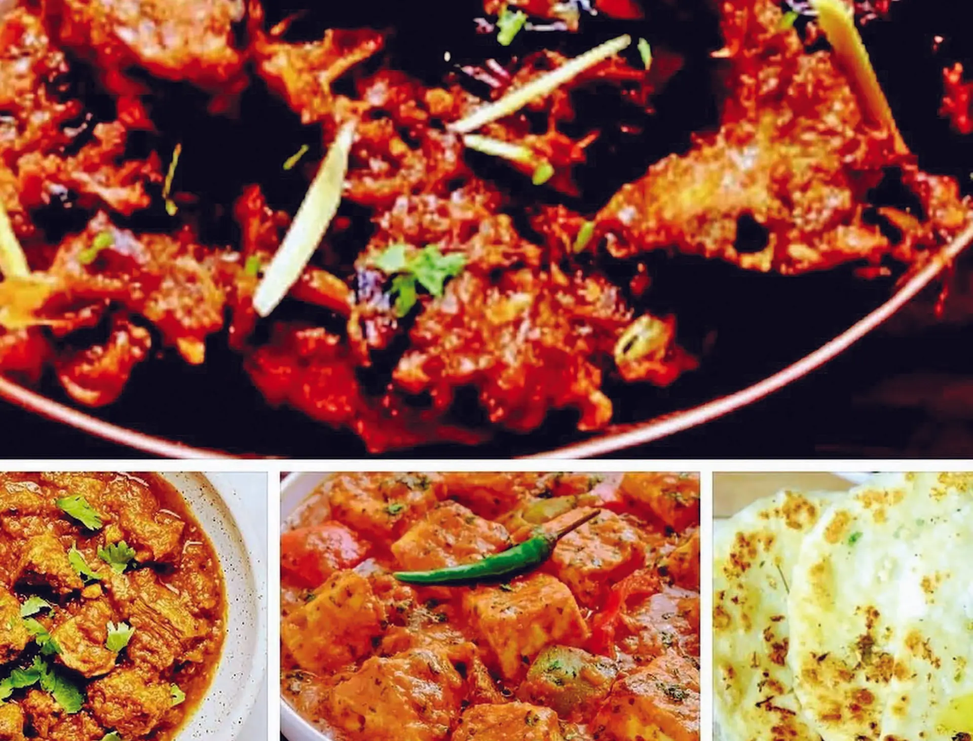 Some of the dishes served at Maya Dhaba. Photo: Maya Dhaba