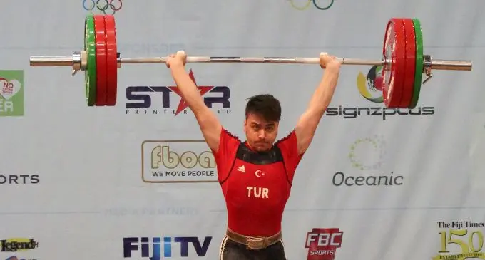Turkey’s Gocmenogly Yusuf at the FMF National Gymnasium on June 2,2019.  Photo: Simione Haravanua