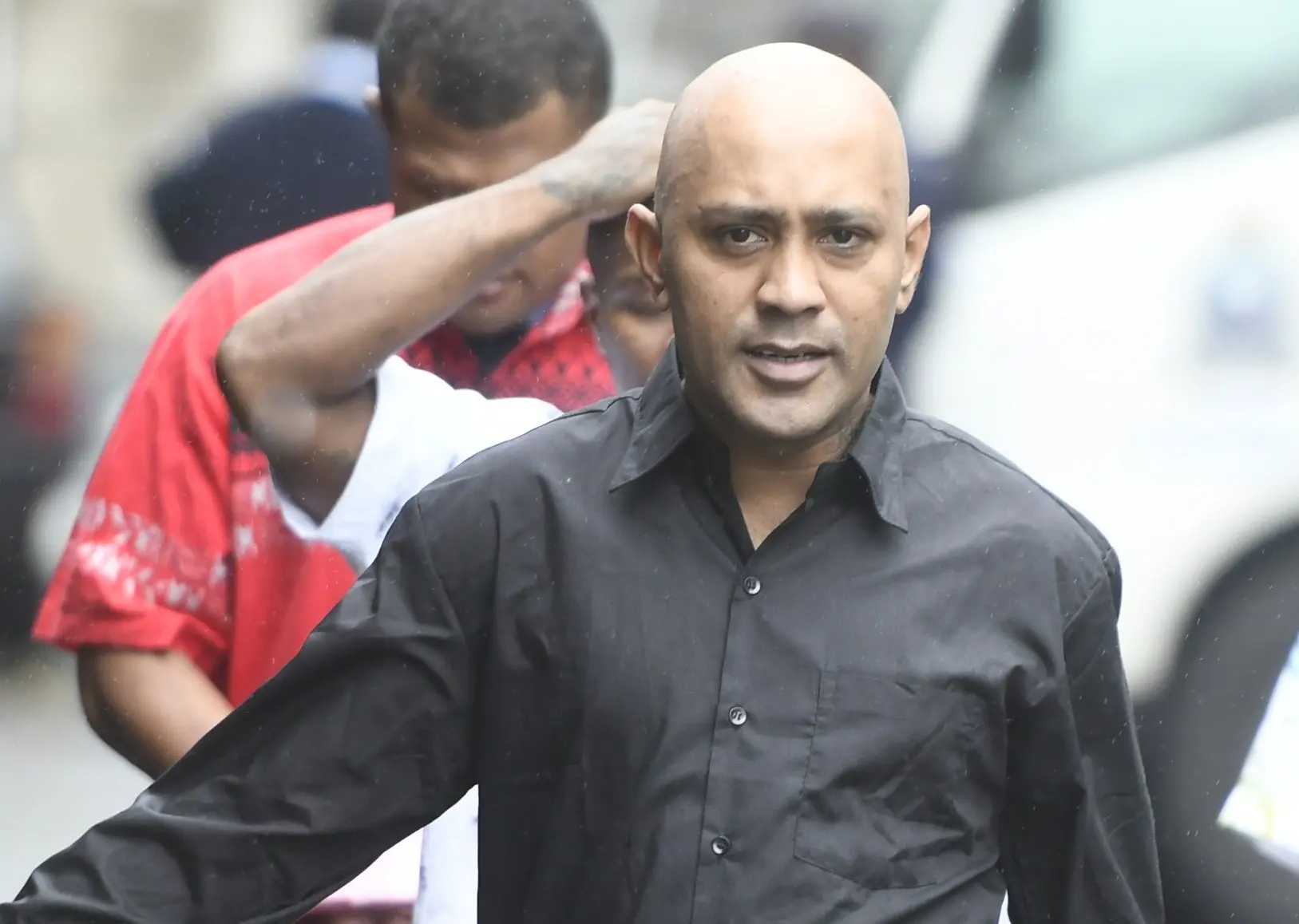 Drug convict Imran Khan outside the Suva Courthouse on June 16, 2026.