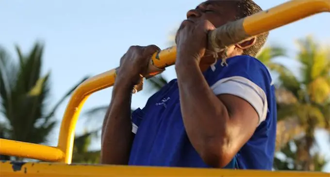 Members of the Command group kicked off the Required Fitness Level Tests at the Nasese February 18, 2019. Photo: Fiji Police Force