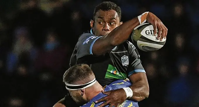Leone Nakarawa. in action for Glasgow Warriors during the PRO14 competition. Photo: Planet Rugby 