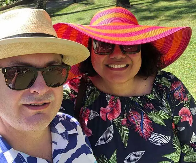 New Zealand High Commissioner to Fiji, Jonathan Curr and wife, Florence at the Shangri-La’s Fijian Resort and Spa on Yanuca Island.