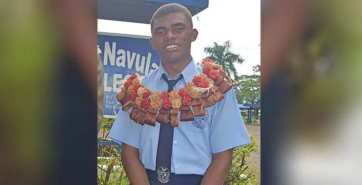 Apimeleki Dawai Kadavu at Ratu Navula College. Photo: Mereleki Nai