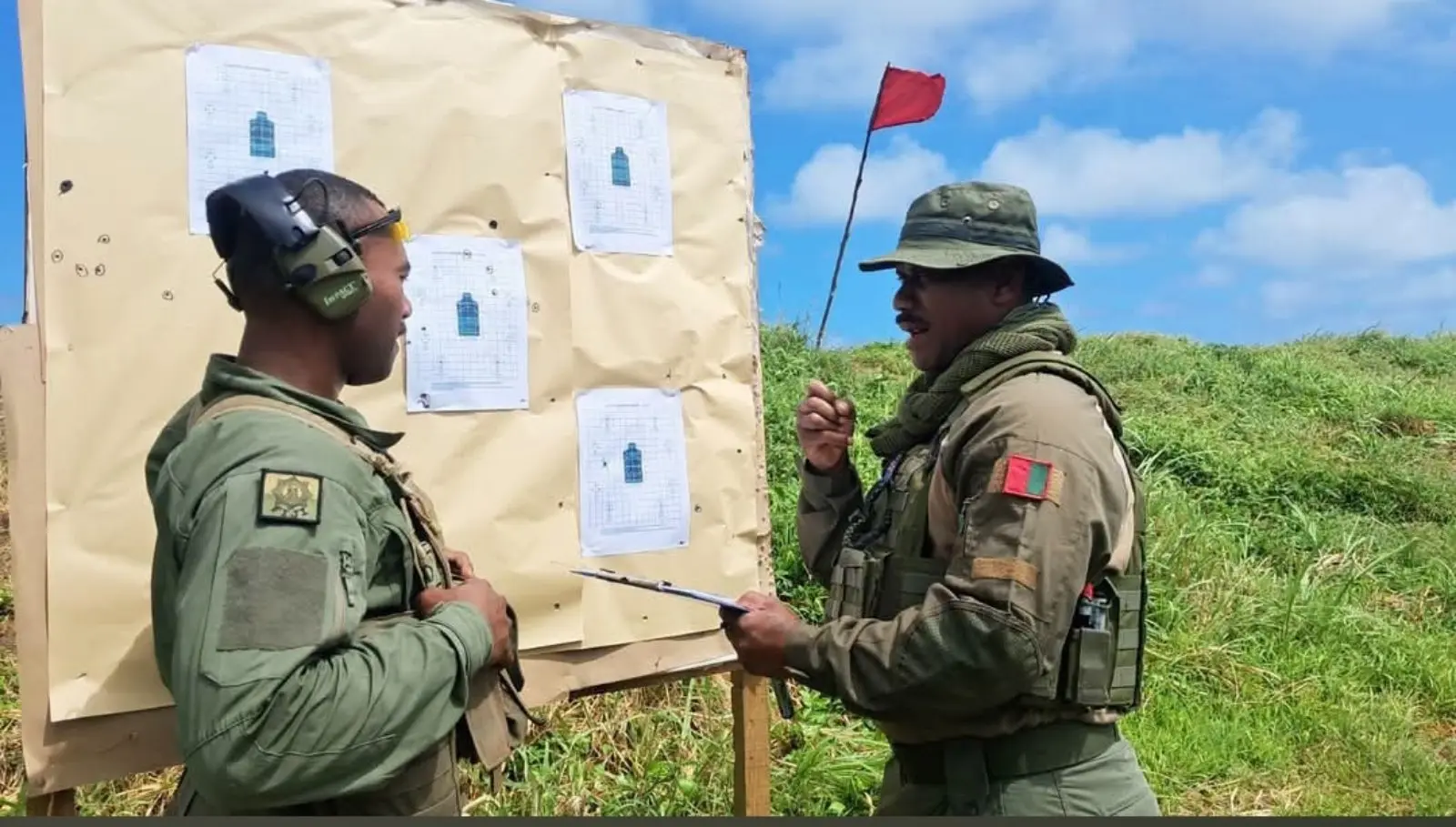 Thirty trainees undertaking the 1/2026 Basic All Arms Instructors Course have successfully completed the Small Arms Shooting Coach and Safety Supervisors Training Phase.-2