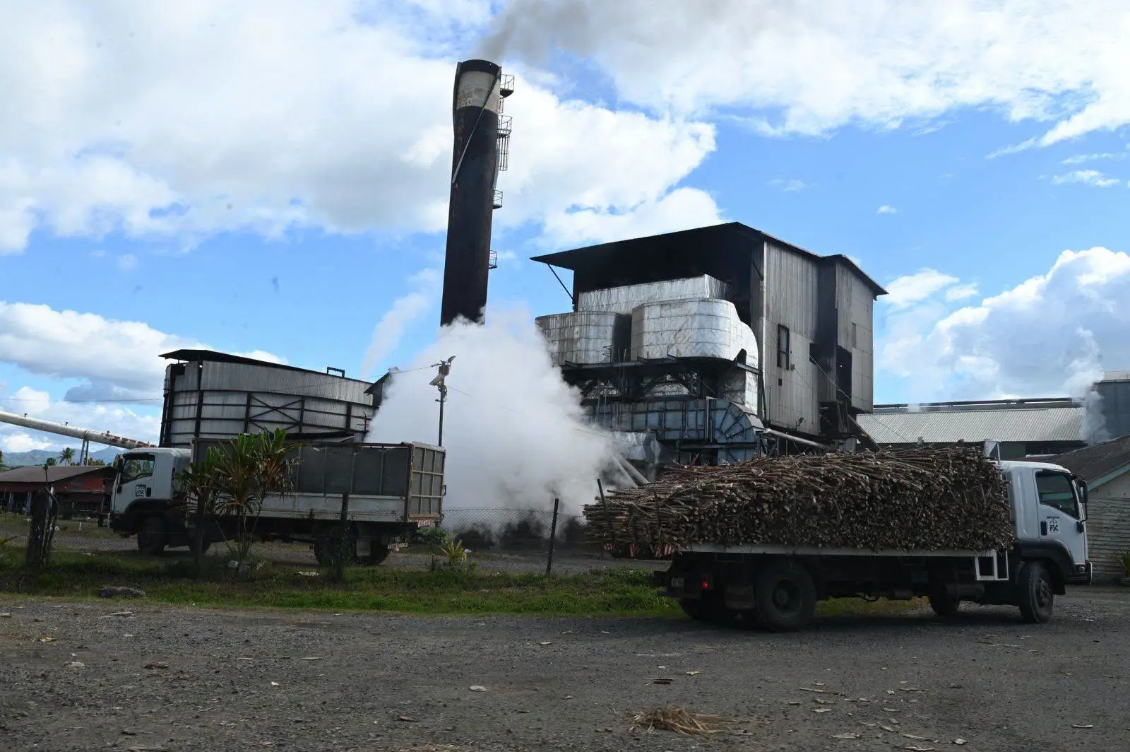 Crushing underway at a FSC sugar mill.