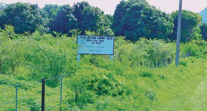 The 5500 acres lease that was surrended by Yaqara Pastoral Company Limited to Yaqara Group Limited is said to start from the sign carrying on towards Tavua.  Photo: Susana Hirst-Tuilau