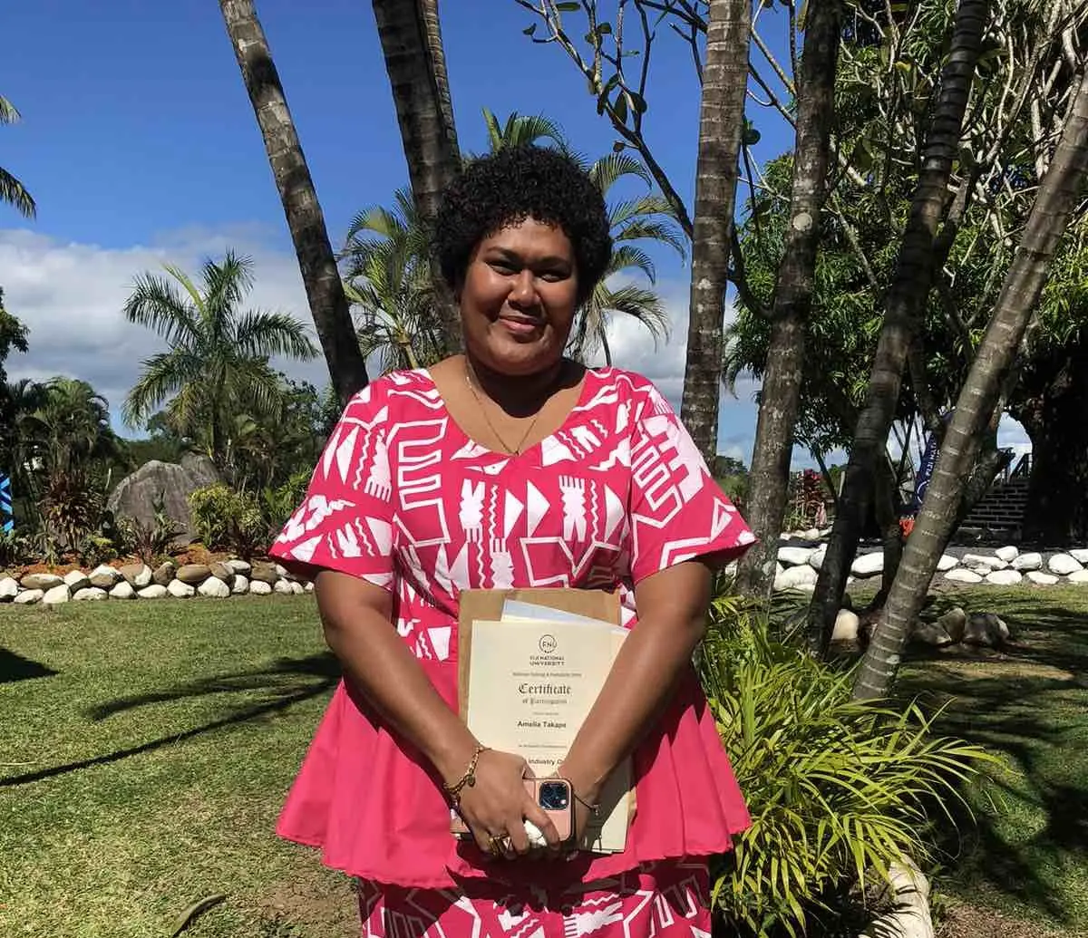 FNU graduate Amelia Kamikamica