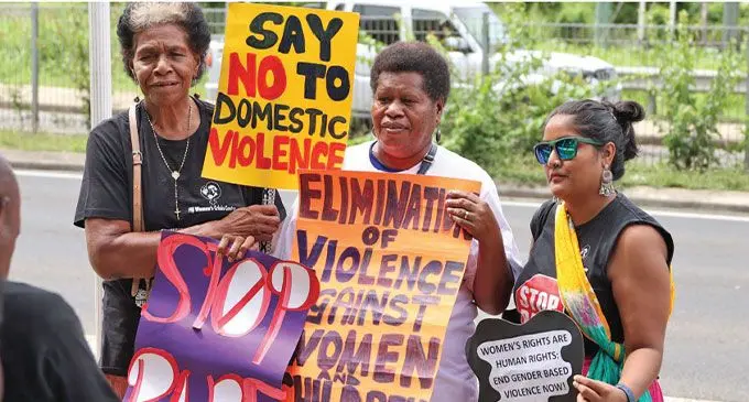 Supporters marched during the launch of the 16 Days of Activism Against Gender-Based Violence in Suva last month. Photo: Fiji Women’s Crisis Centre