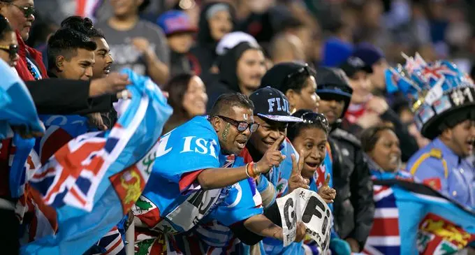 Fiji play Nz in the quarter final match at the 2018 Vegas Sevens. Images shot by Bruce Southwick of Zoomfiji.