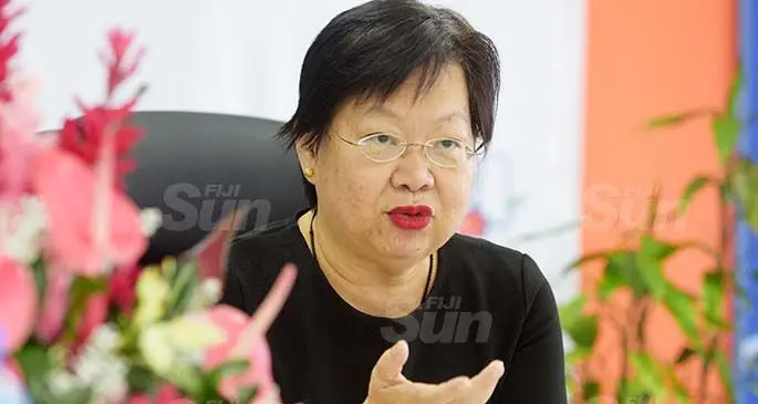 Housing Authority of Fiji Board chairperson Lorraine Seeto during a press conference on July 15, 2020. Photo: Ronald Kuma