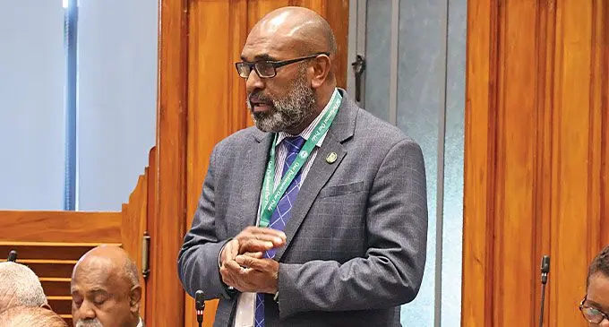 Minister for Health and Medical Services Dr Ratu Atonio Lalabalavu. Photo: Parliament of Fiji