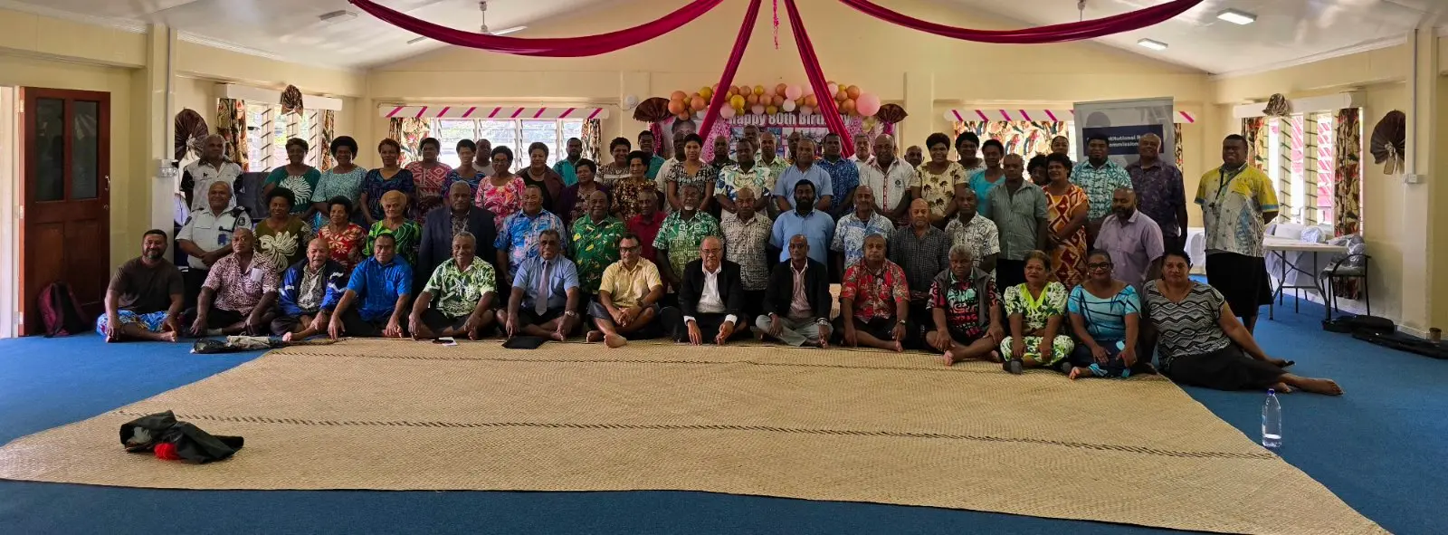 Villagers from Vuci in Tokatoka, Tailevu, together with members of nearby communities, after submitting their views on proposed amendments to the 2013 Constitution on June 19, 2026.
