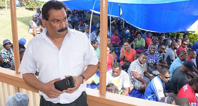 National Union of Workers national secretary Felix Anthony has condemned the actions of Police officers at Water Authority of Fiji depots on May 1, 2019.  Photo: Ronald Kumar