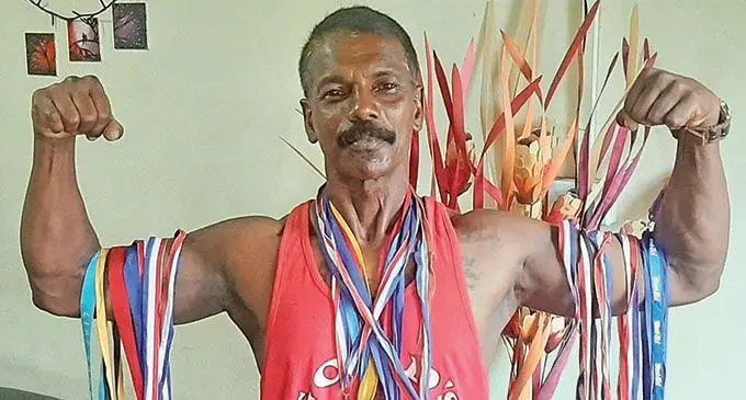 Veteran body builder Param Sivan in Lautoka on January 28, 2021. Photo: Salote Qalubau