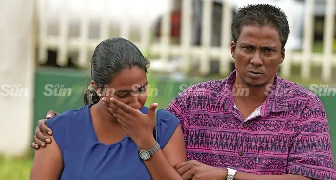 Divya Chetty with husband Iqbal Mohammed in Suva on February 2, 2022.  Photo: Ronald Kumar.
