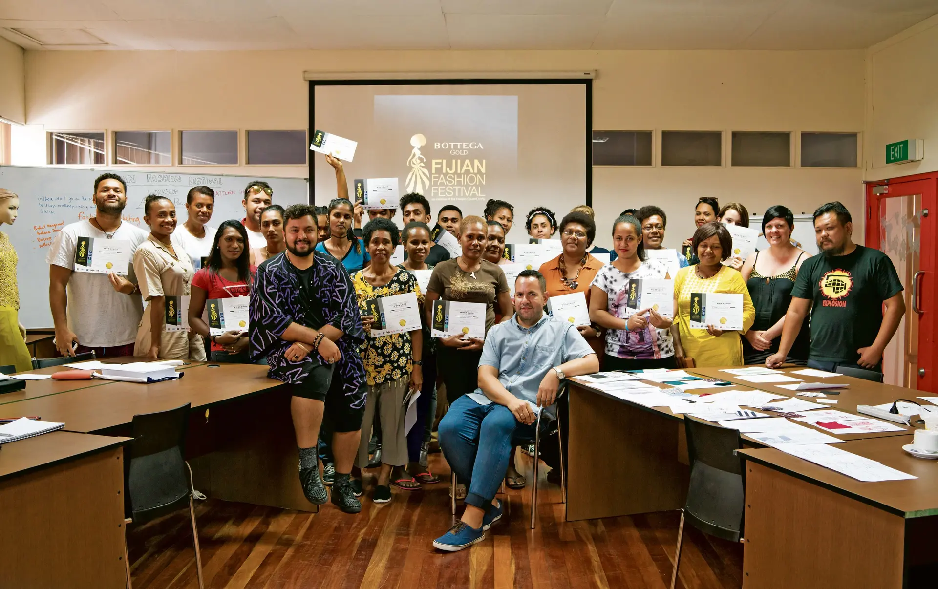 The workshop is the first in a series of training programmes organised by the Fashion Council of Fiji and our major initiative the Bottega Gold Fijian Fashion Festival. It was held at the Suva Business Centre on March 10, 2018. Photo: Niyaaz Dean