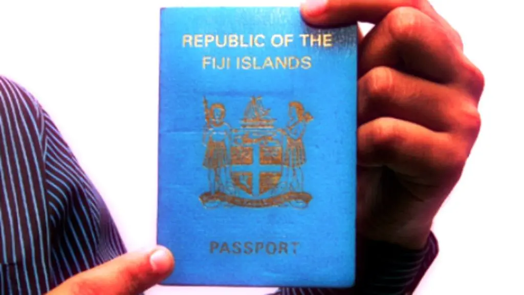 The current Fijian Passport.