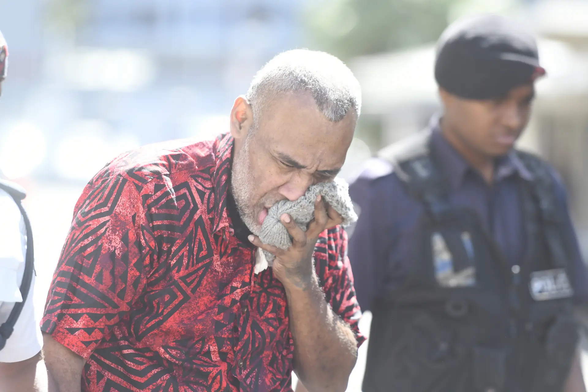 Saimoni Rokotunidau outside the Suva Magistrates Court.
