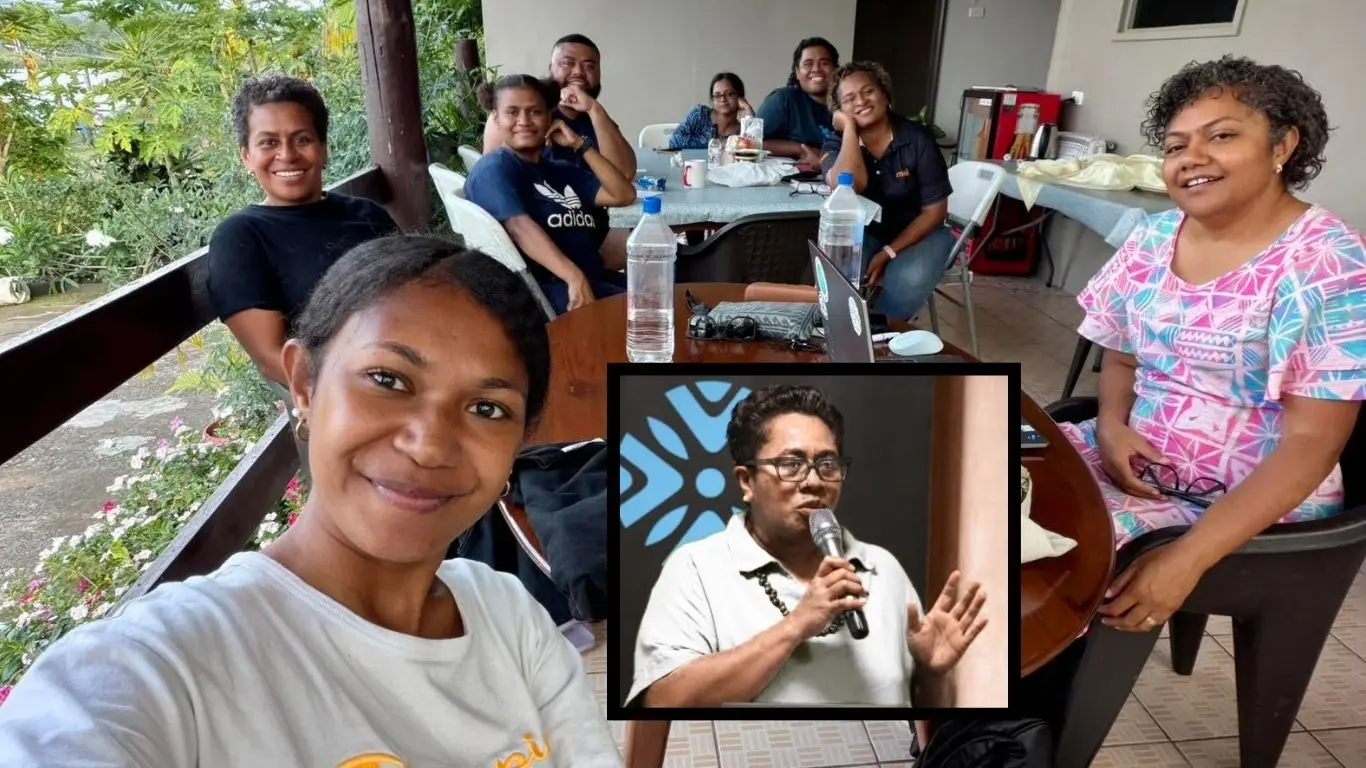 Some of the journalists nominated by newsrooms across Fiji arrive in Savusavu yesterday for the National Training of Women Auditors on the Kacivaka Tool. 