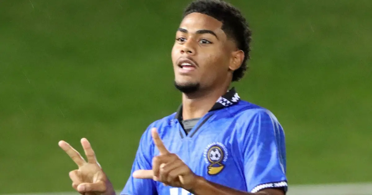 Maikah Dau celebrates after scoring Fiji's winning goal during their match against New Caledonia at the National Stadium, Suva on September 30, 2026. Photo: Fiji FA Media 