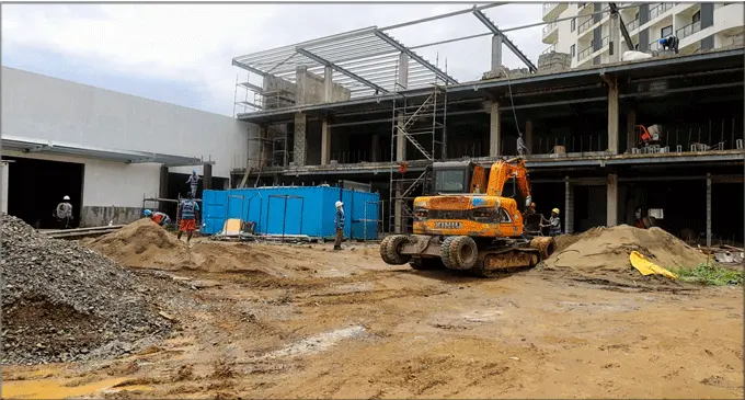 Construction of the new $25 million investment of a new retail and supermarket complex currently underway in Nadi.