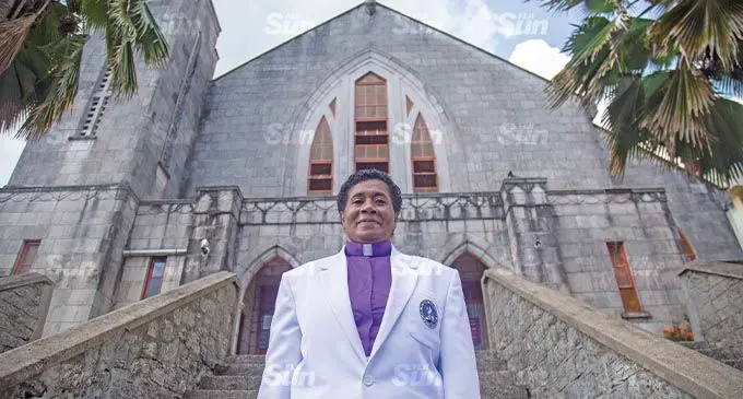 Newly-ordained Minister Makelesi Mateiwai, after the ordination service at the Centenary Church in Suva on November 28, 2021. Photo: Leon Lord