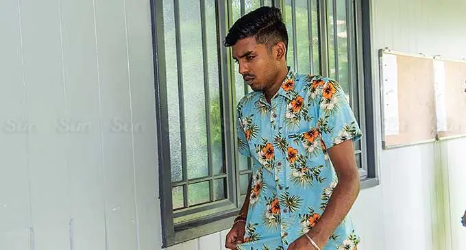 Ronal Vikash outside the Suva Magistrate’s Court on February 26, 2024. Photo: Leord Lord