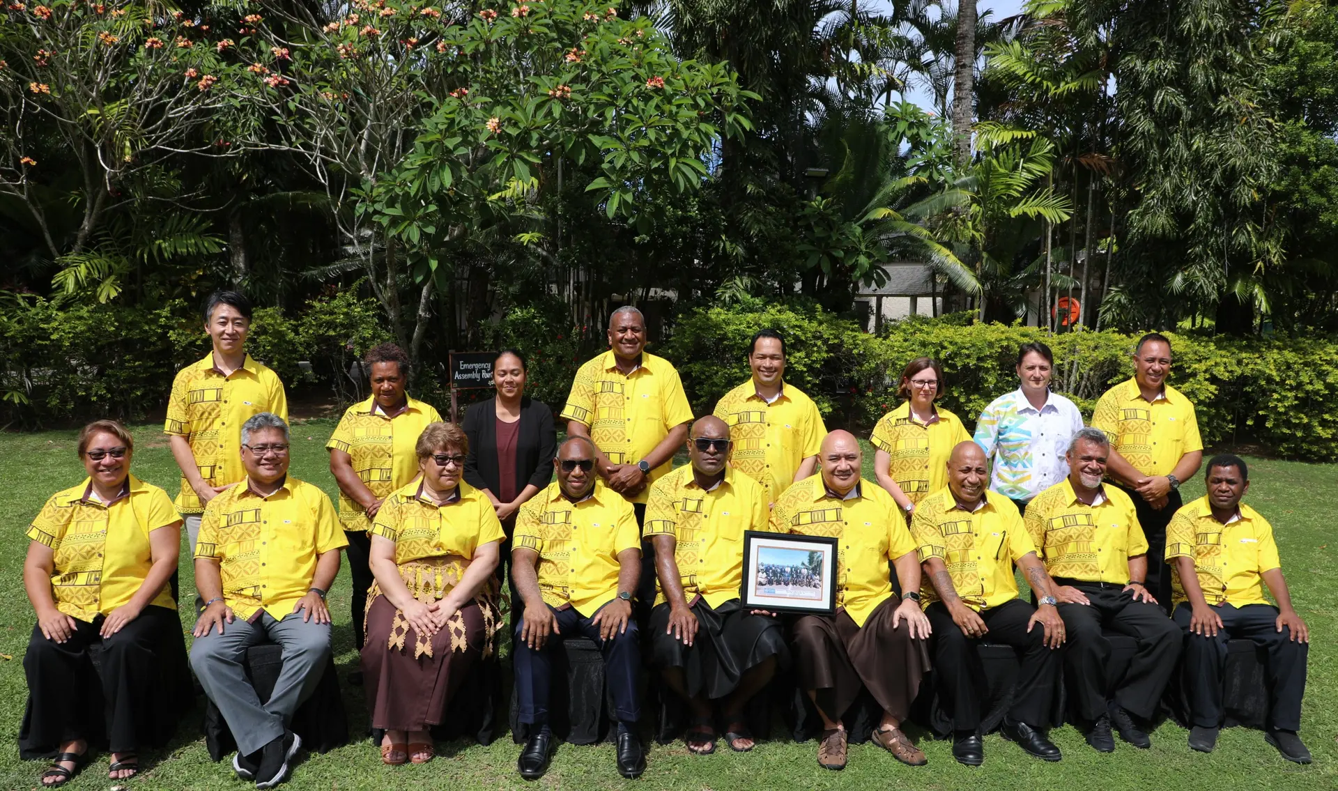 Pacific Islands Health Ministers during the World Health Organization’s Special Event of the Pacific Health Ministers on the Healthy Islands Vision at Shangri-La Yanuca Island Resort.