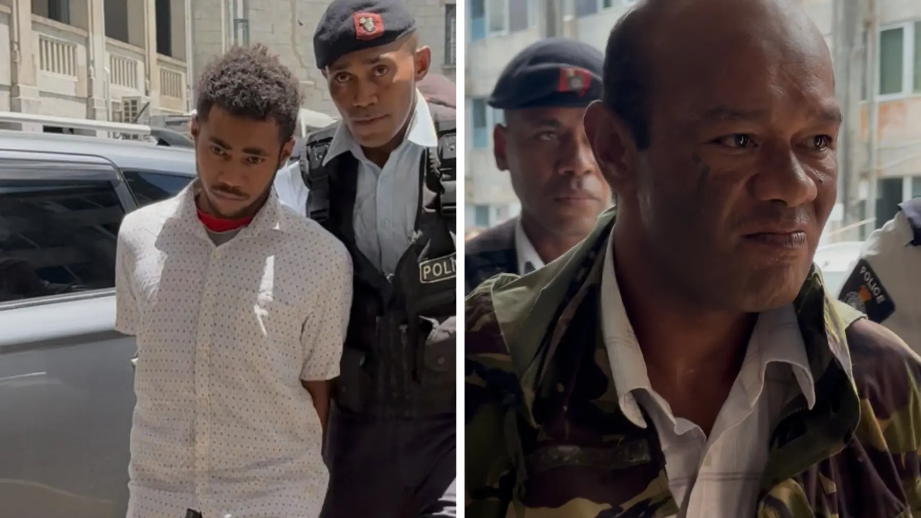 Keni Salawai, 42, and Jope Seniloli, 20, appeared before Senior Magistrate Sufia Hamza this afternoon.