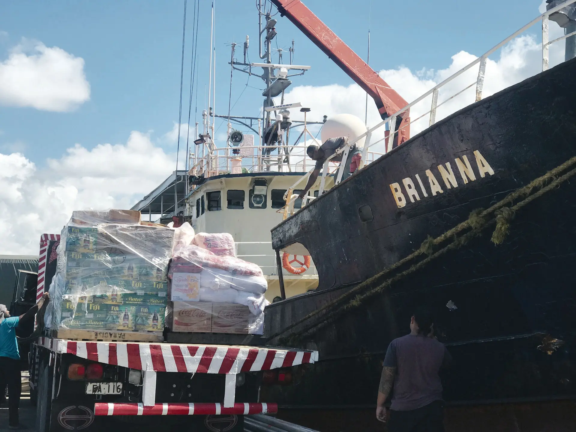 MV Brianna at Port Mua-i-Walu on May 08, 2018.