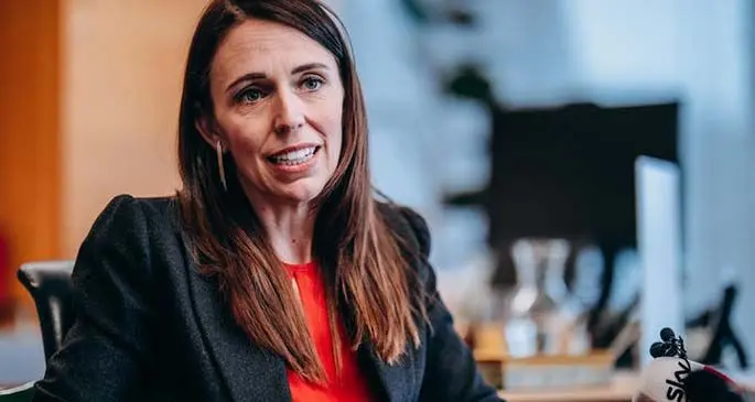 New Zealand Prime Minister Jacinda Ardern.