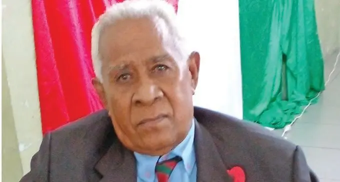 Republic of Fiji Military Forces Retired Captain Isikeli Mulase during Remembrance Day at the RSL Hotel in Lautoka on November 11, 2021.  Photo: Salote Qalubau