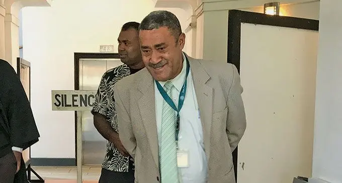 SODELPA Member of Parliament Ratu Suliano Matanitobua outside the Anti-Corruption High Court in Suva on May 30, 2022.   Photo: Ashna Kumar