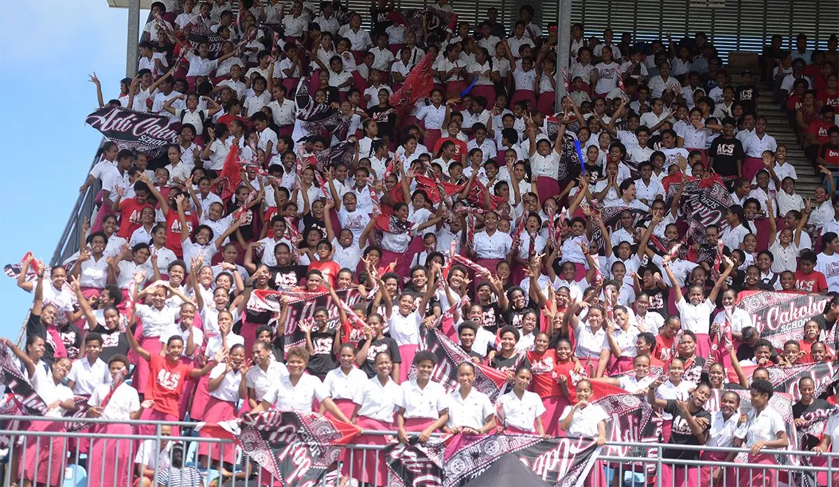 Adi Cakobau School students during triple N meet at ANZ Stadium on March 15, 2019. Photo: Ronald Kumar.