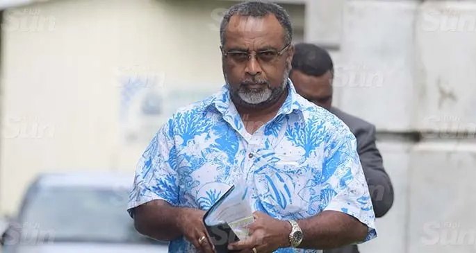 Solo Mara outside Court in Suva on April 24, 2020. Photo: Ronald Kumar