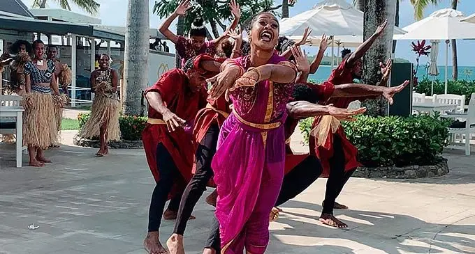 Vou Dance provided entertainment at Sofitel Beach Resort and Spa.