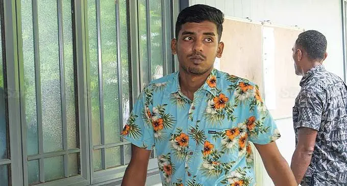 Ronal Vikash outside the Suva Magistrate’s Court on February 26, 2024. Photo: Leord Lord