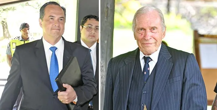 FROM LEFT: Fiji Law Society president Wylie Clarke, and Justice David Ashton-Lewis. Photos: Ronald Kumar / Leon Lord