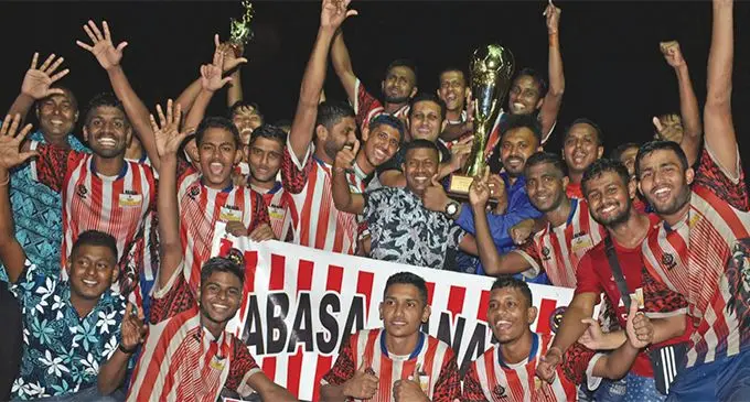 Labasa Sanatan team and fans in Tuva Nadroga on April, 21, 2019. Photo: Waisea Nasokia.