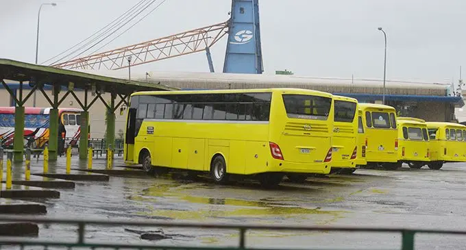 Some buses were still operational in Suva on December 17, 2020. Photo: Ronald Kumar.