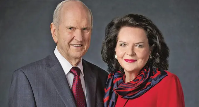President Russel M Nelson and wife Wendy.