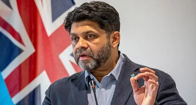 Attorney-General and Minister for Economy Aiyaz Sayed-Khaiyum at Ro Lalabalavu House in Suva on August 14, 2022.  Photo: Leon Lord