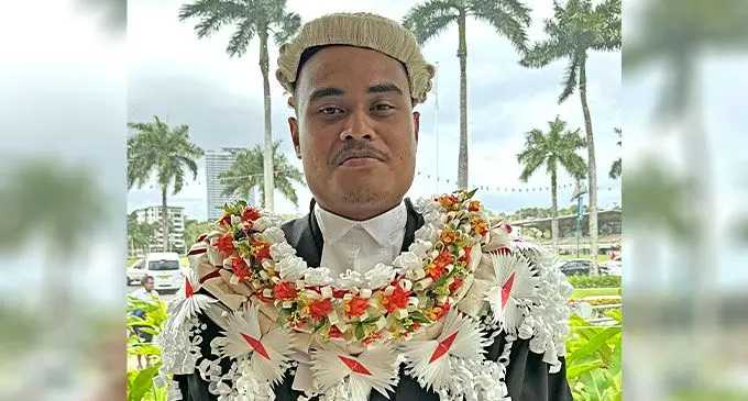 John Vaurasi after the swearing-in ceremony at the Grand Pacific Hotel on September 20, 2024. Photo: Asenaca Ratu
